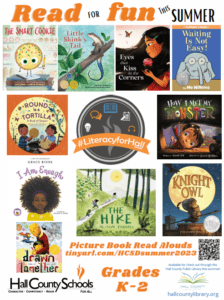 K-2nd Summer Reading List