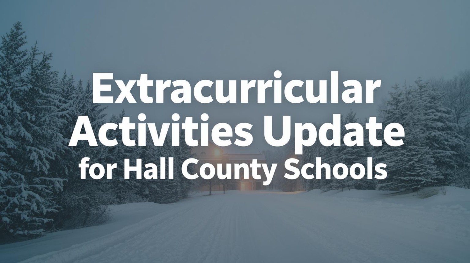 HCSD Extracurricular Activities Update - Hall County Schools